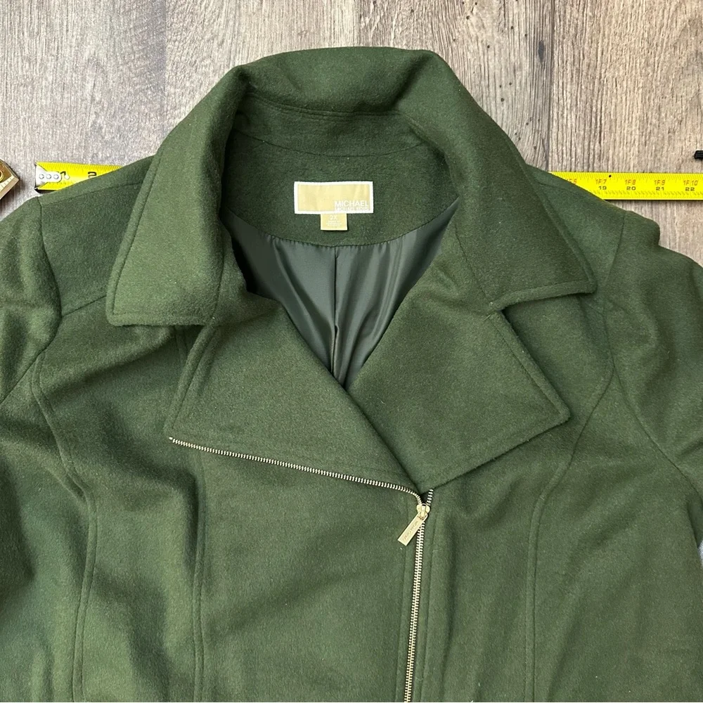 Michael Kors 60% Wool Blend Coat Women’s Size 2X Jade Green